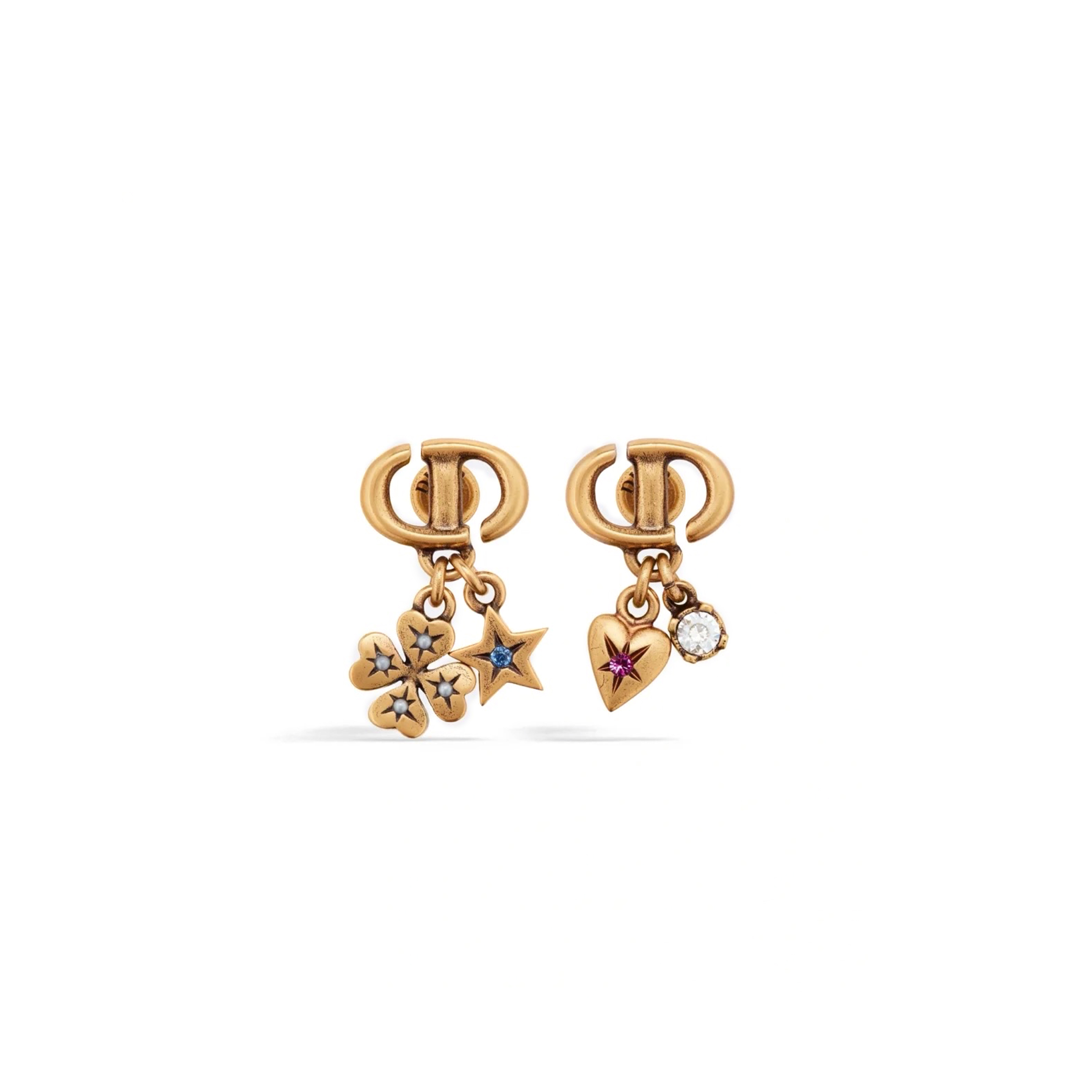 DIOR LUCKY CHARMS EARRINGS E3290WOMCY_D09X